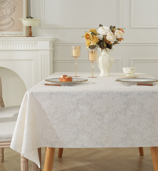 Manteles 3d Encaje Imitación Francés Resistente al agua, a las manchas y al aceite.