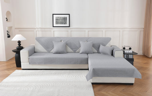 funda de sofá Minimalista lujo discreto · antideslizante · todas las estaciones. Antarrugas versátil Múltiples tamaños (Pinos en la niebla)