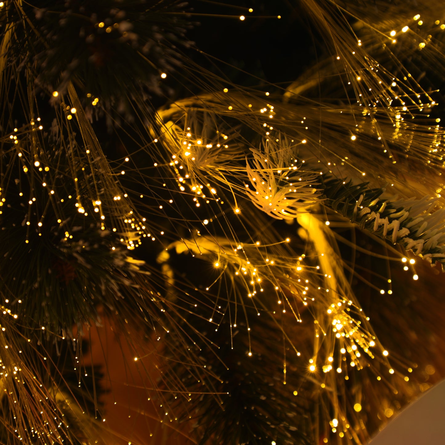 Árbol de Navidad Estrella Infinita de Fibra Óptica Mágica | Colección Exclusiva Edición de Lujo con Paquete Completo
