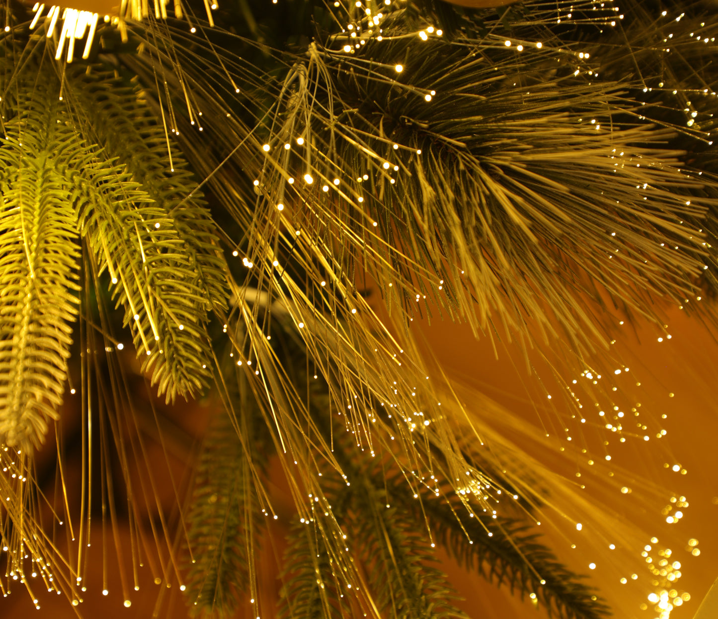 Árbol de Navidad Aldea Encantada Estrellado con Fibra Óptica – Colección Exclusiva de Lujo · Edición Limitada