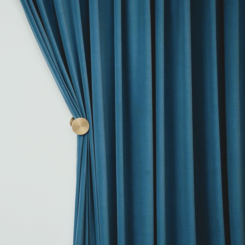 Cortinas Terciopelo Lujo Ligero Simple Y Multifunción 150x230 1paño