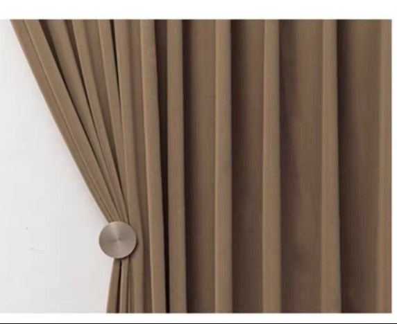 Cortinas Terciopelo Lujo Ligero Simple Y Multifunción 150x230 1paño