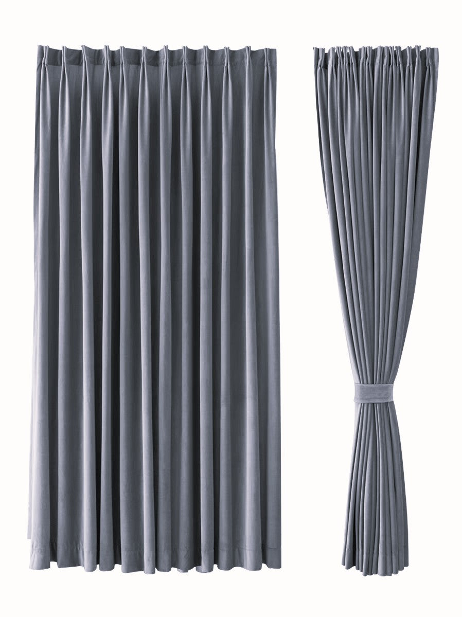 Cortinas Terciopelo Lujo Ligero Simple Y Multifunción 150x230 1paño