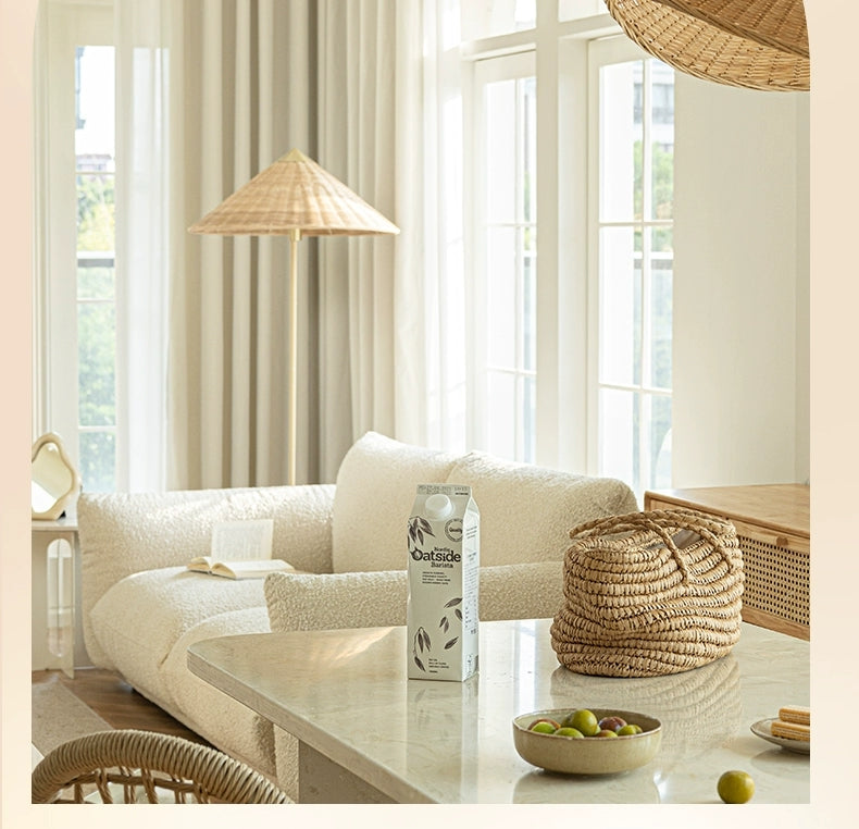 Cortina Estilo Multifuncional Algodon Lino Crema Francesa150x230