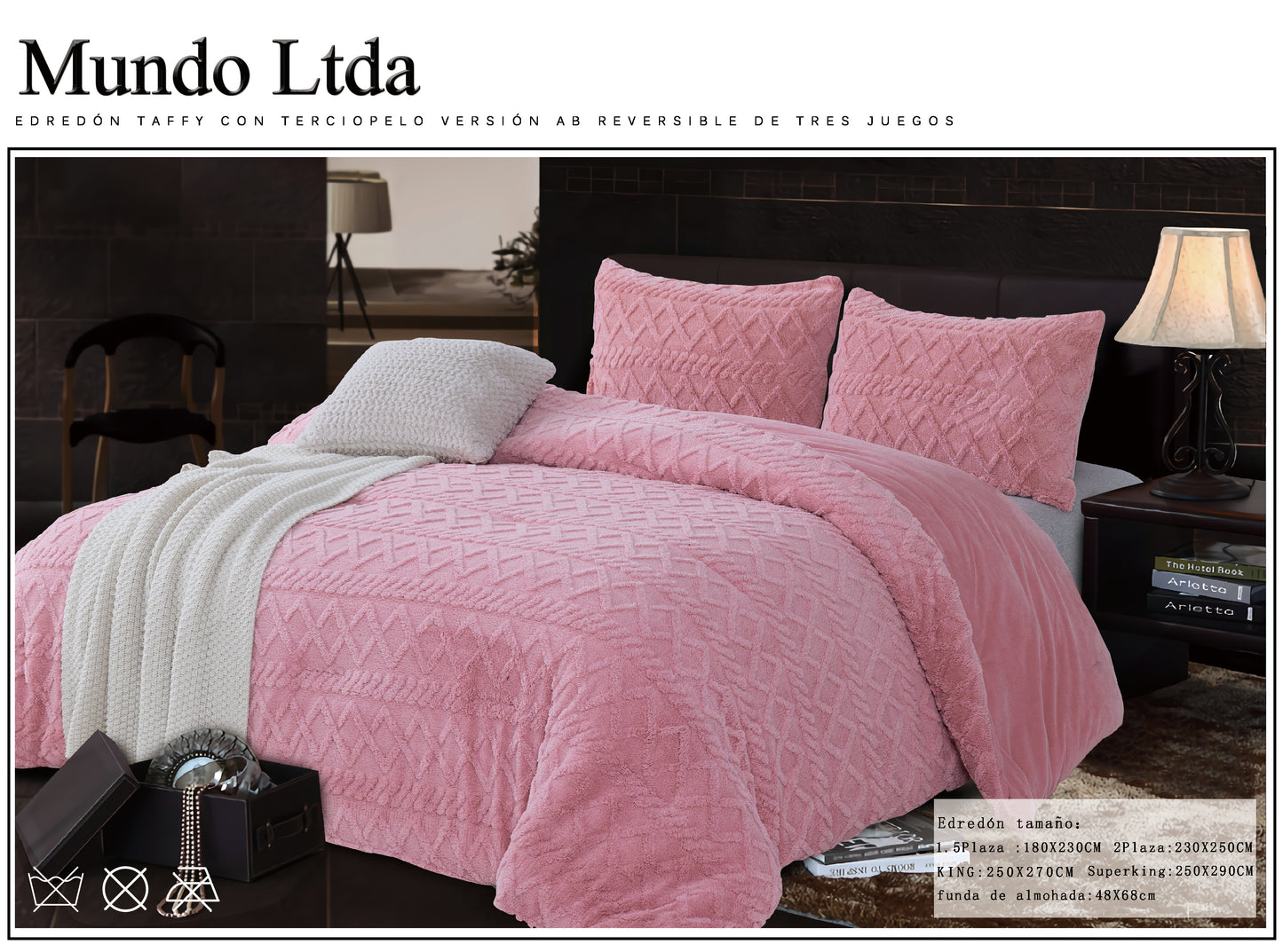 Nuevo Plumón Edredón de alta gama súper suave y cálido para primavera, otoño e invierno. REVERSIBLE