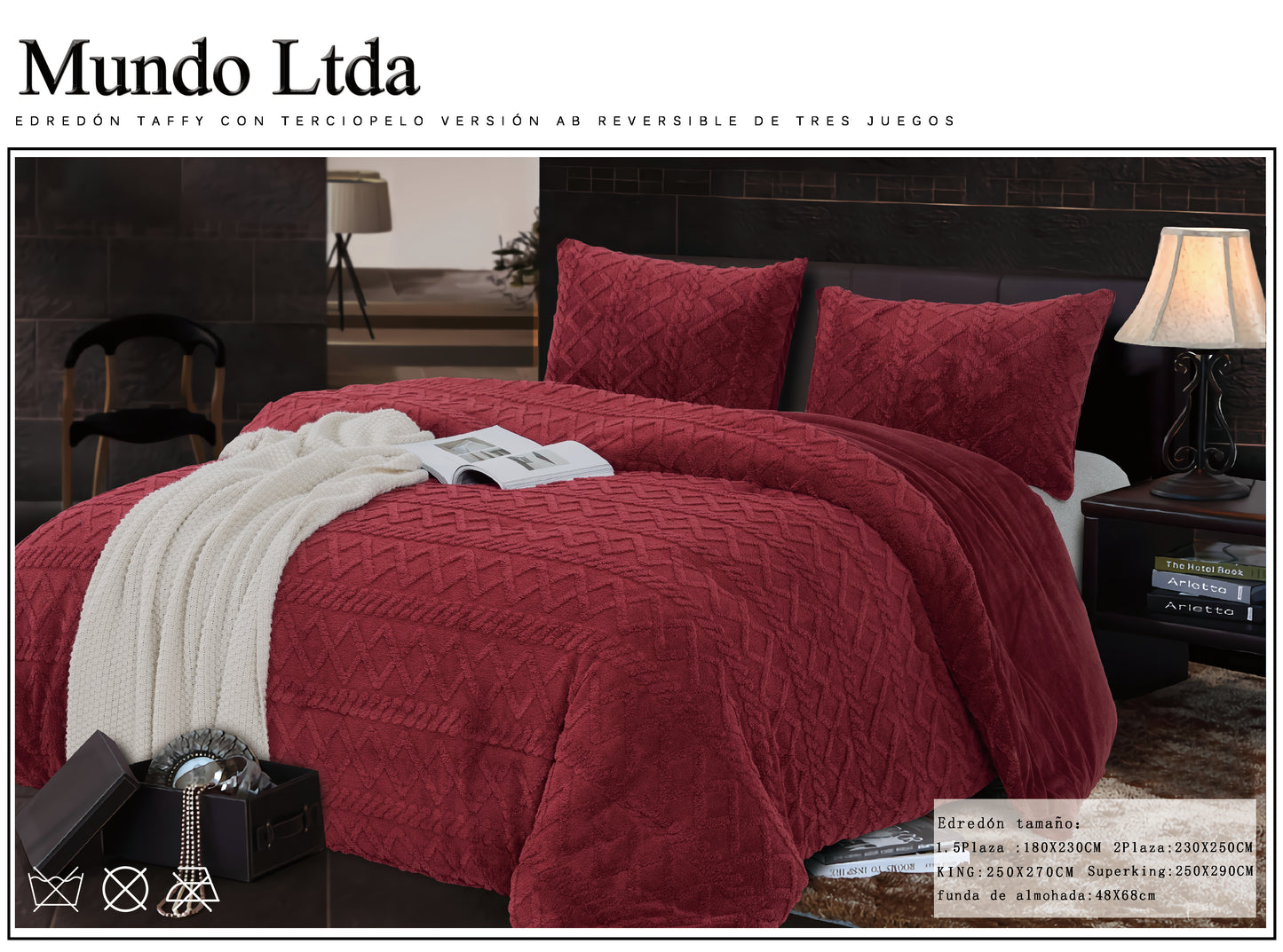Nuevo Plumón Edredón de alta gama súper suave y cálido para primavera, otoño e invierno. REVERSIBLE