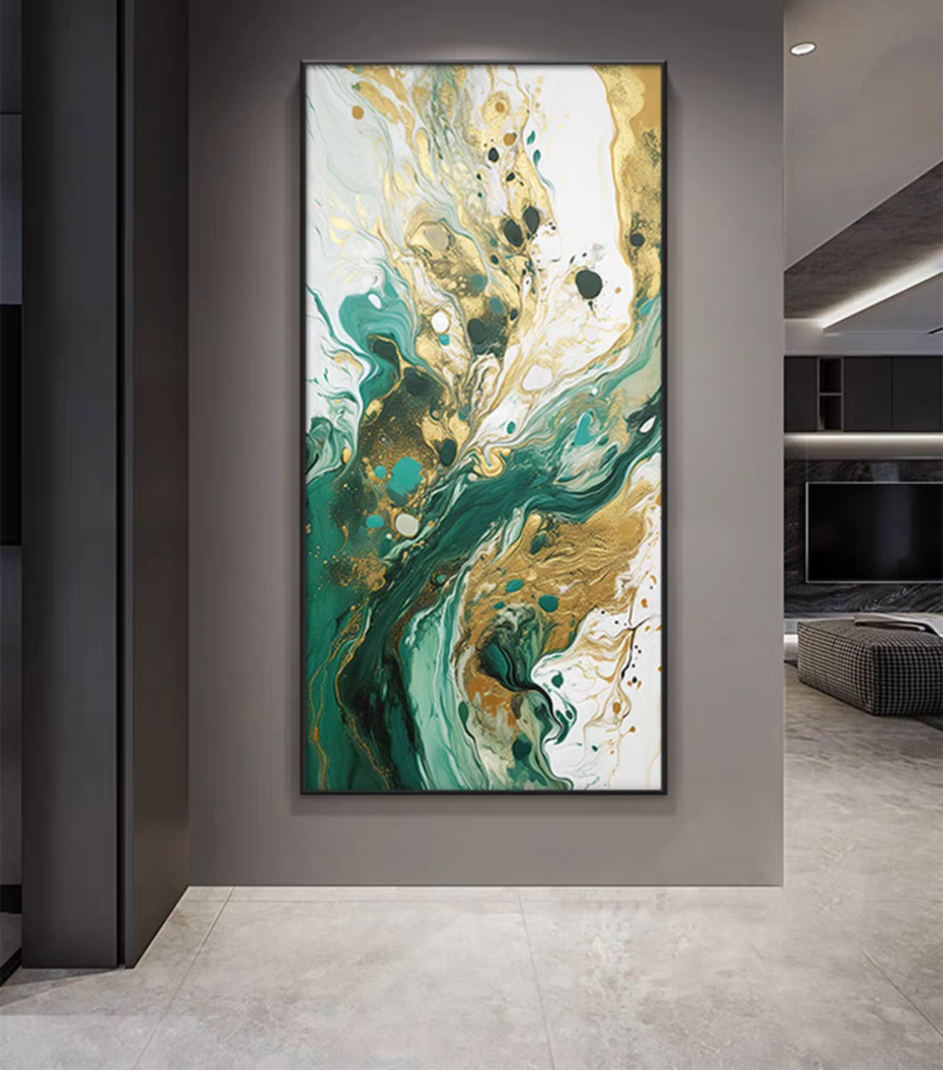 Cuadro Porcelana Cristal Moderno Lujo Ligero 60x90cm