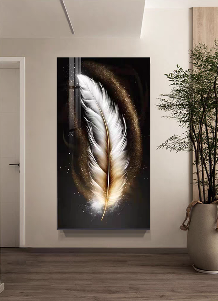 Cuadro Ligero Lujo Moderno Hecho A Mano Diamante 70x120cm