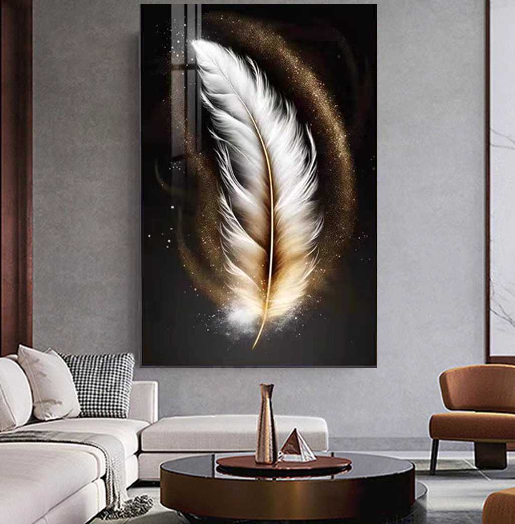 Cuadro Ligero Lujo Moderno Hecho A Mano Diamante 70x120cm