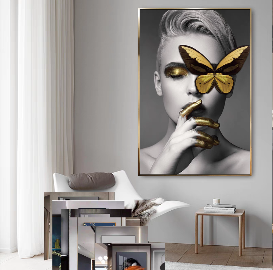 Cuadro Porcelánico cristal plano con placa trasera 50X70CM