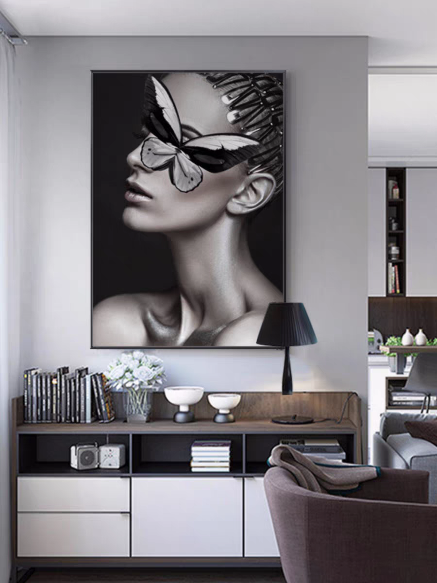 Cuadro Porcelana Cristal Moderno Lujo Ligero 60x90cm