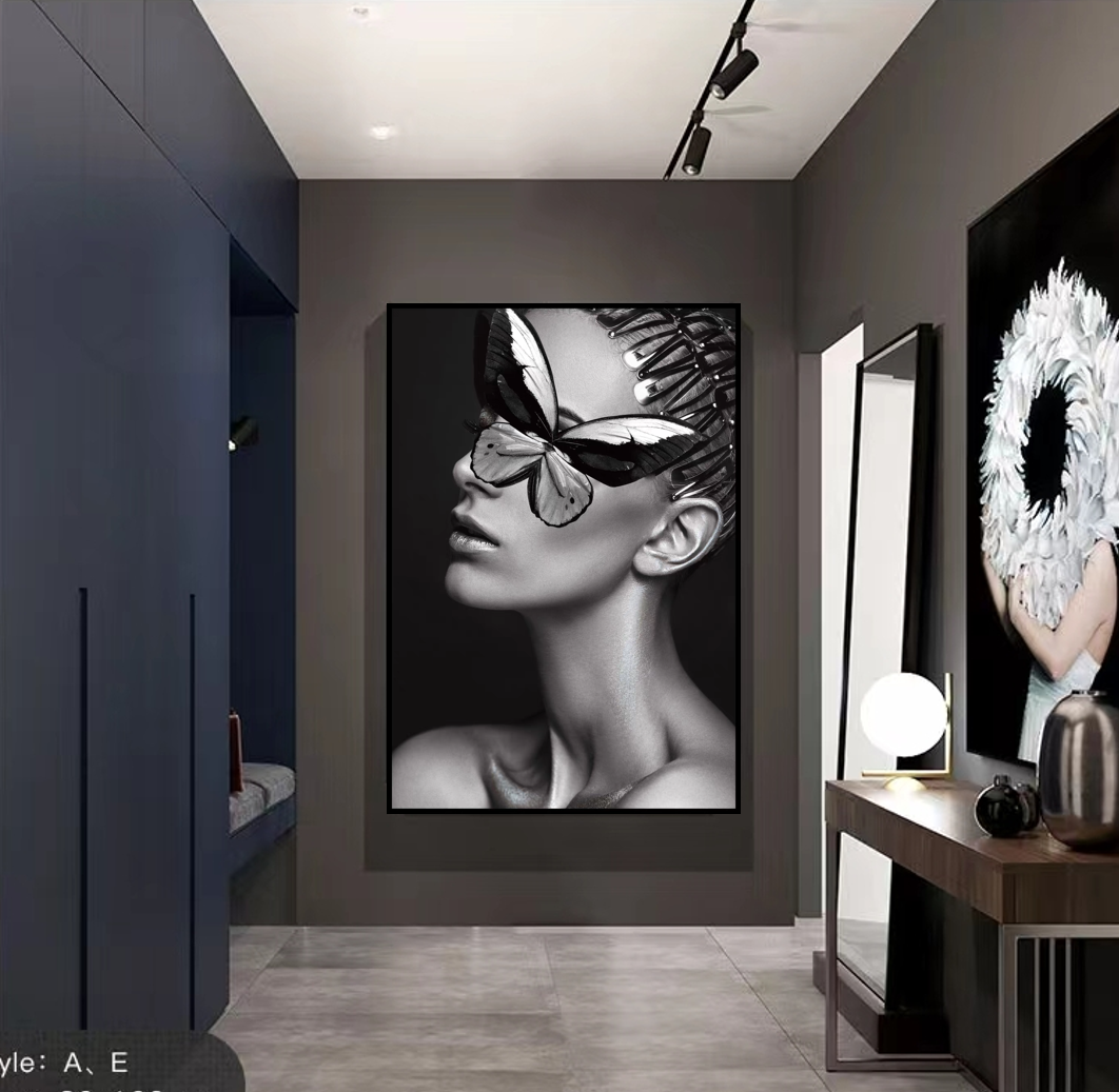 Cuadro Porcelana Cristal Moderno Lujo Ligero 60x90cm
