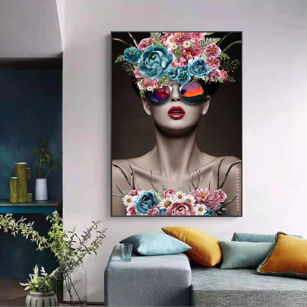 Cuadro Porcelana Cristal Moderno Lujo Ligero 60x90cm