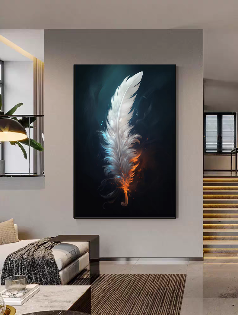 Cuadro Porcelana Cristal Moderno Lujo Ligero 60x90cm
