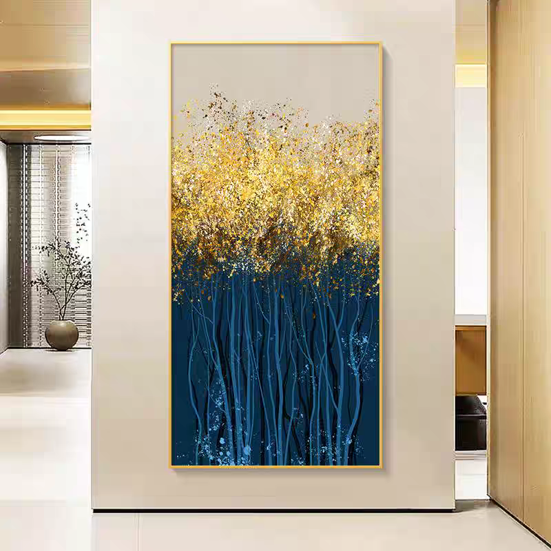 Cuadro Ligero Lujo Moderno Hecho A Mano Diamante 70x120cm