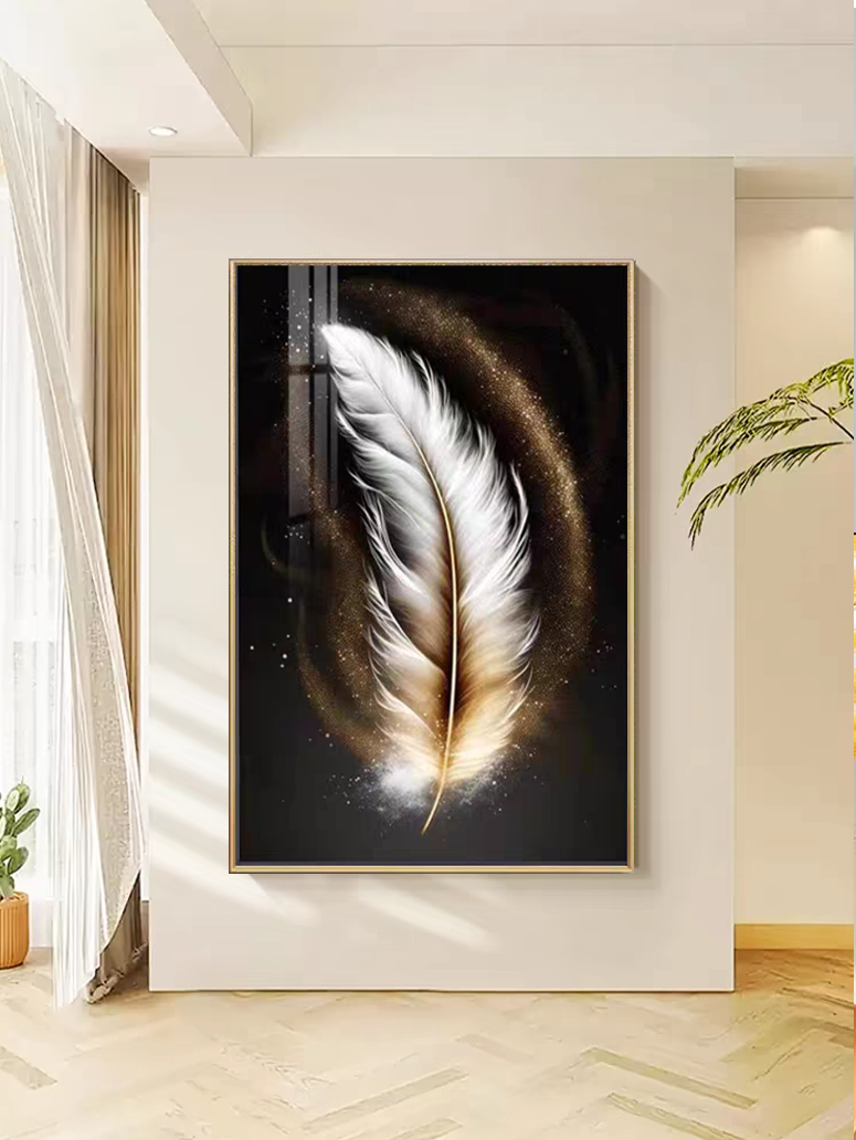 Cuadro Porcelana Cristal Moderno Lujo Ligero 60x90cm