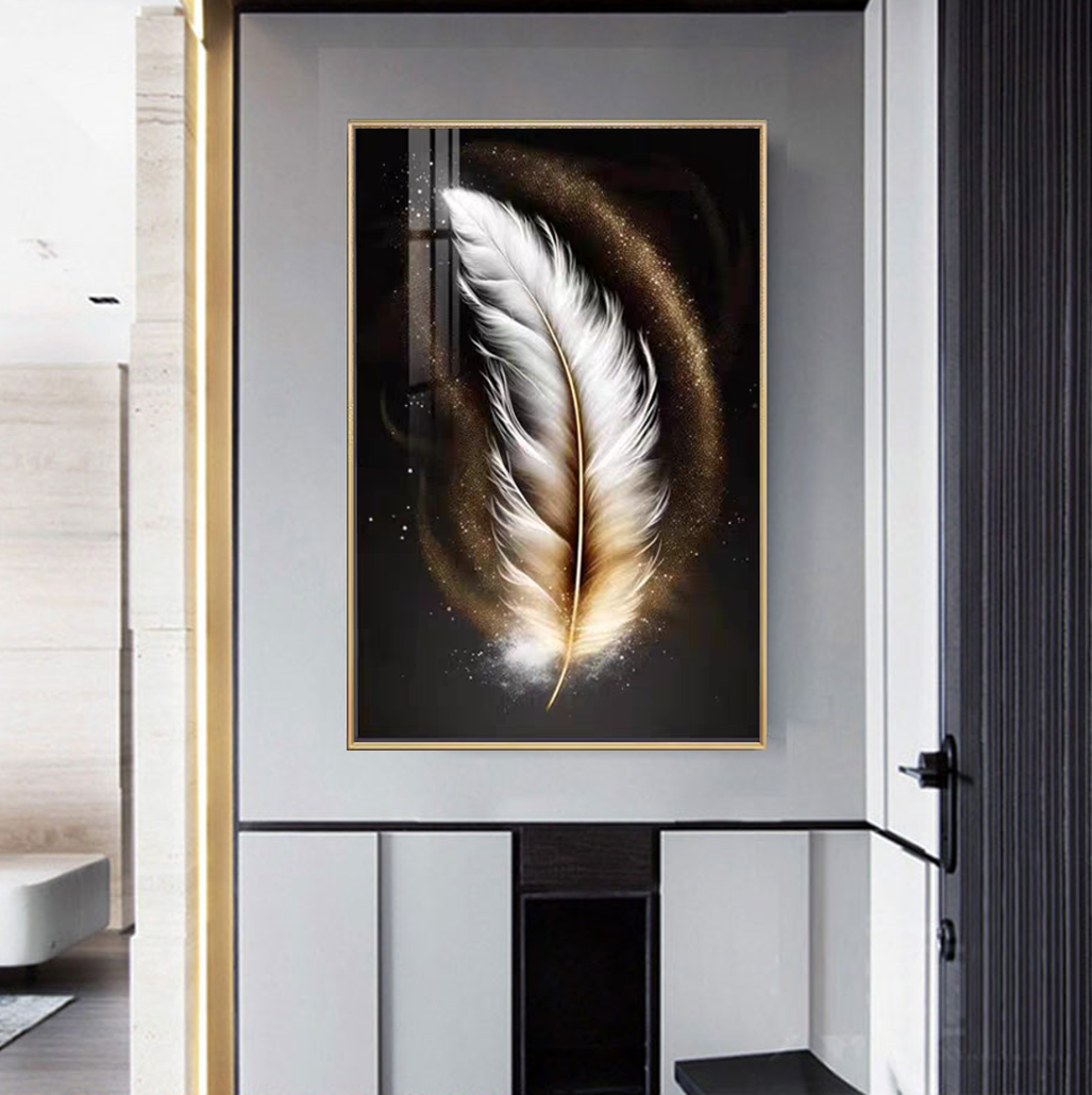 Cuadro Porcelana Cristal Moderno Lujo Ligero 60x90cm