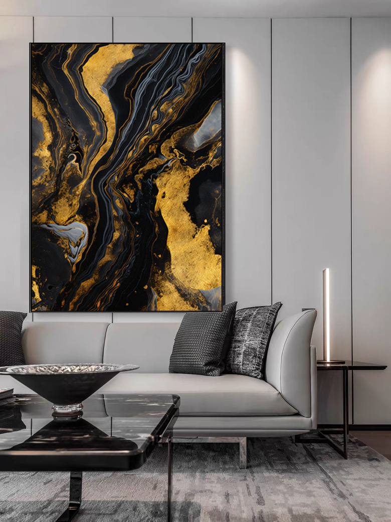 Cuadro Porcelana Cristal Moderno Lujo Ligero 60x90cm