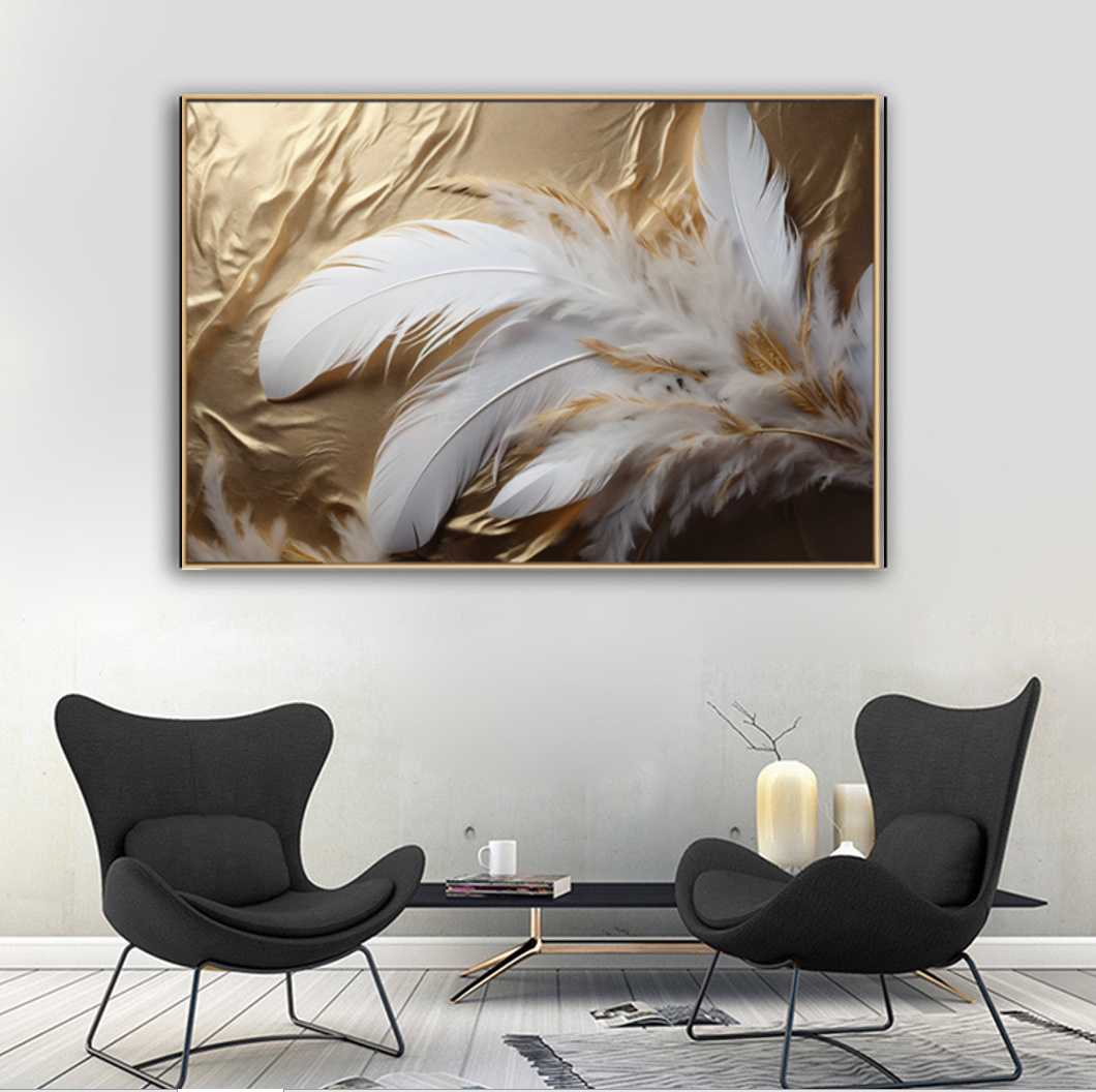 Cuadro Arte Abstracto De Pintura Al Óleo Mate Aluminio 50x70