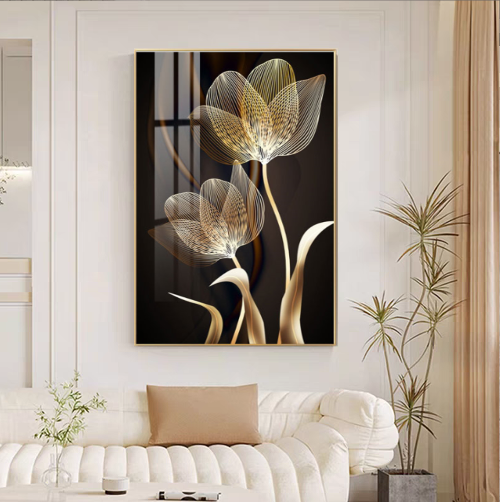 Cuadro Porcelánico cristal plano con placa trasera 50X70CM
