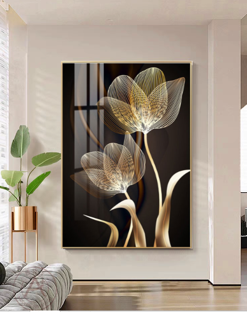 Cuadro Porcelánico cristal plano con placa trasera 50X70CM