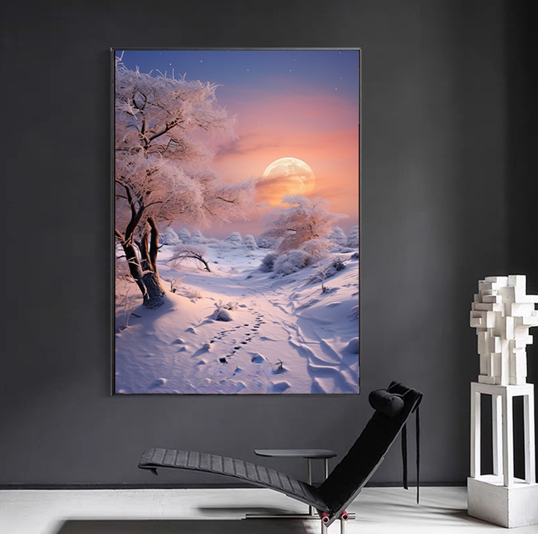 Cuadro Porcelánico cristal plano con placa trasera 50X70CM