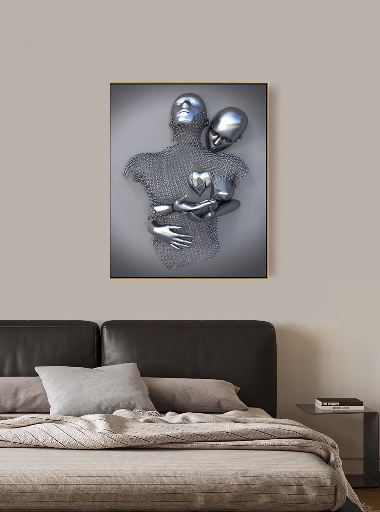 Cuadro Fondo Porcelánico Cristal Lujo Luz Moderna 40x50cm