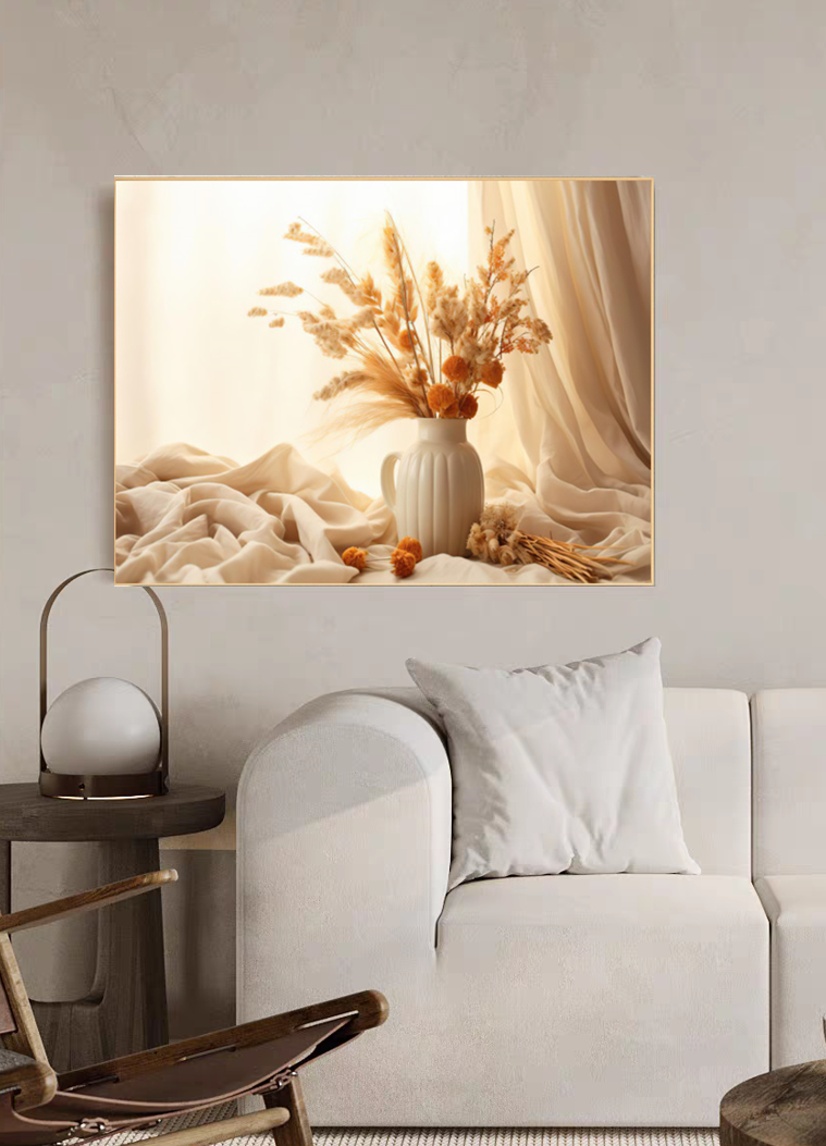 Cuadro Fondo Porcelánico Cristal Lujo Luz Moderna 40x50cm