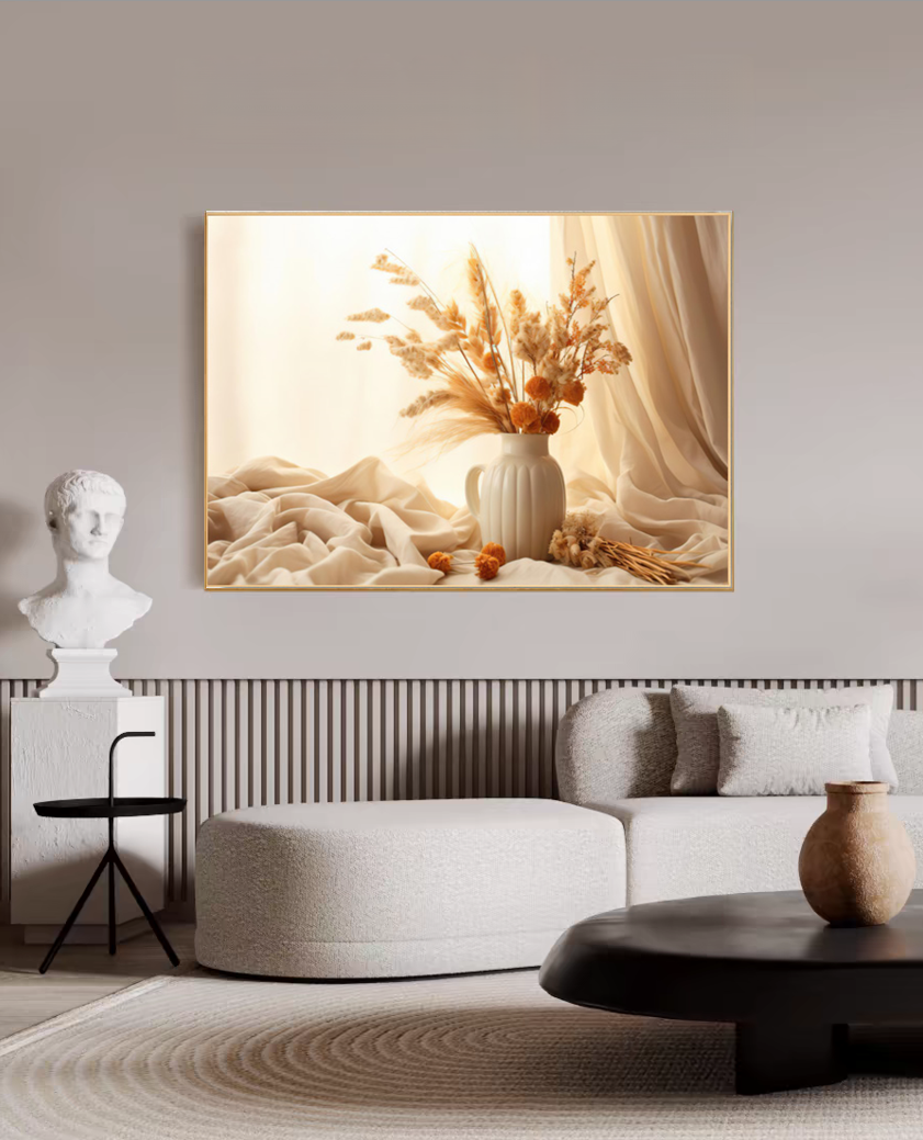 Cuadro Fondo Porcelánico Cristal Lujo Luz Moderna 40x50cm