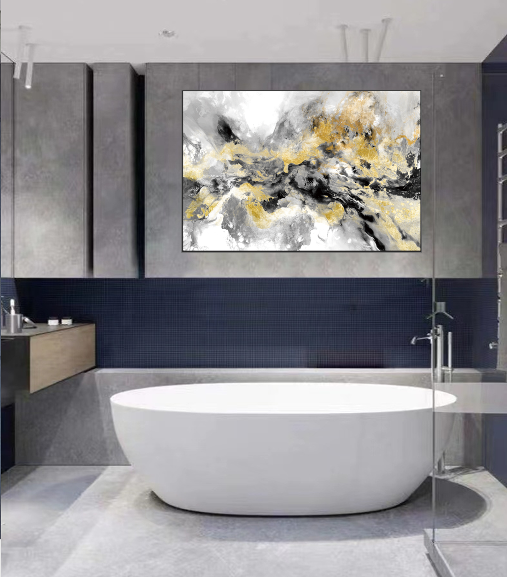 Cuadro Porcelana Cristal Moderno Lujo Ligero 60x90cm