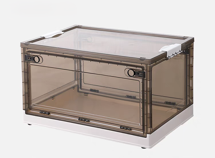Caja de almacenamiento plegable multifuncional de 3 puertas en colores contrastantes