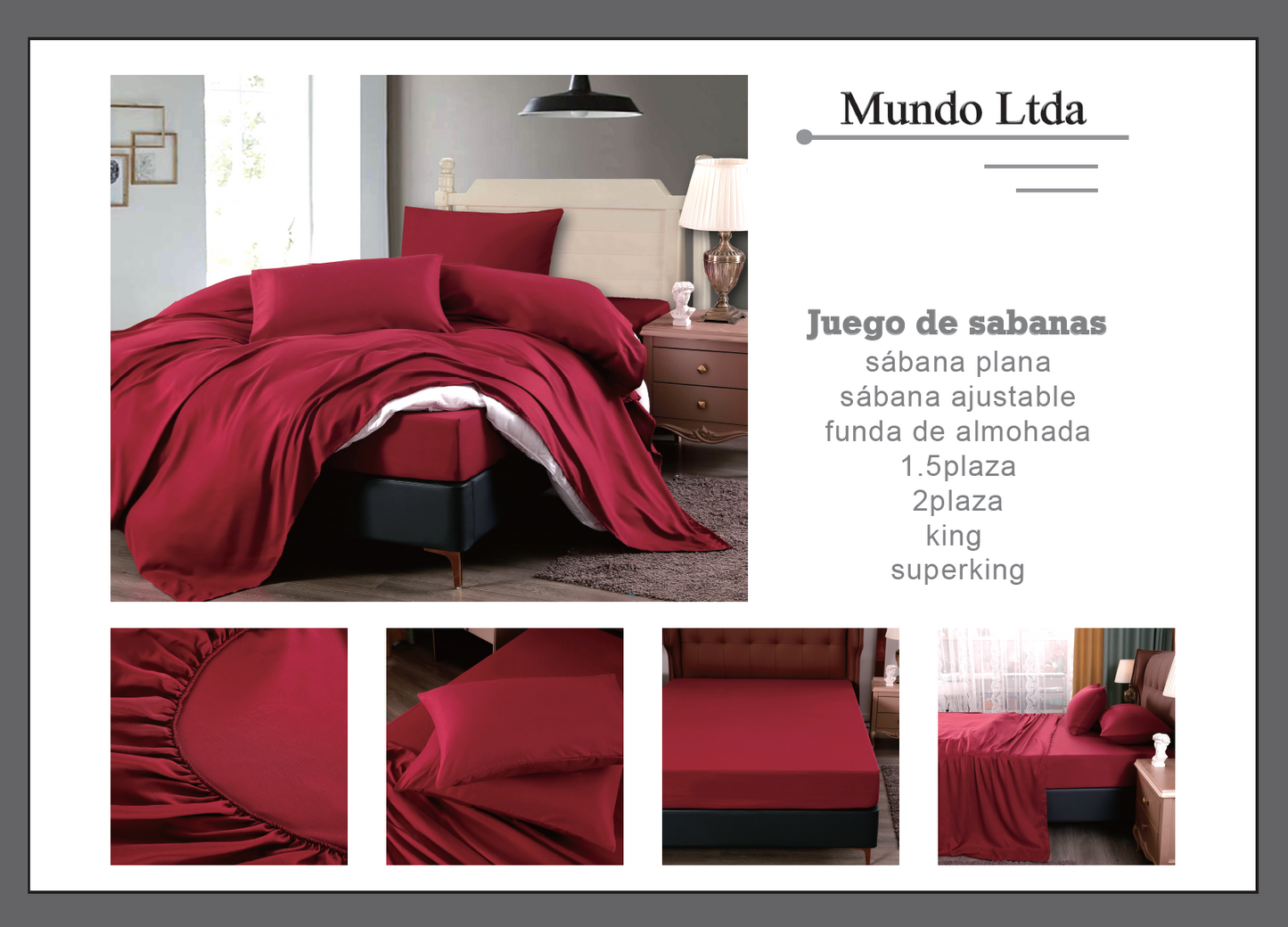 Juego De Sabanas Color Sólido Simple Lavable A Máquina juego de 6pcs