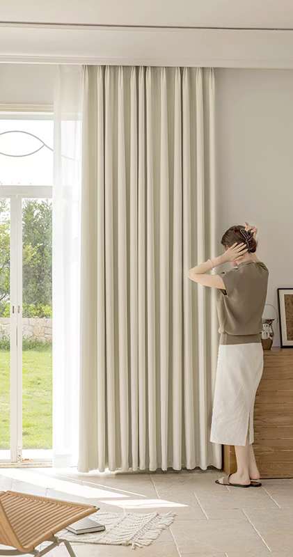 Cortina Multifuncional Lujo Ligero Chenilla Blackout 140X230CM