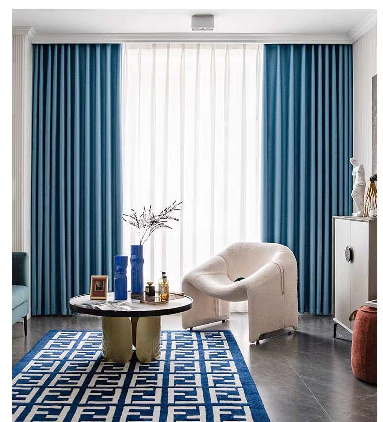 Cortina Multifuncional Lujo Ligero Chenilla Blackout 140X230CM