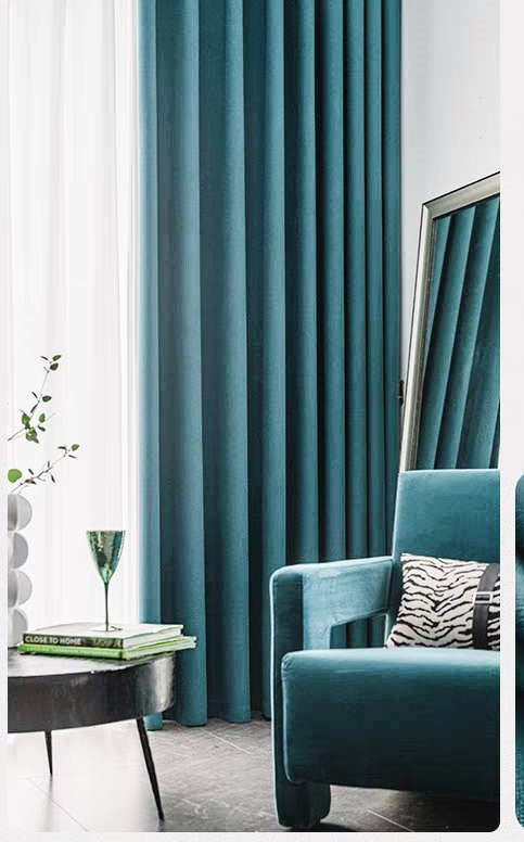 Cortina Multifuncional Lujo Ligero Chenilla Blackout 140X230CM