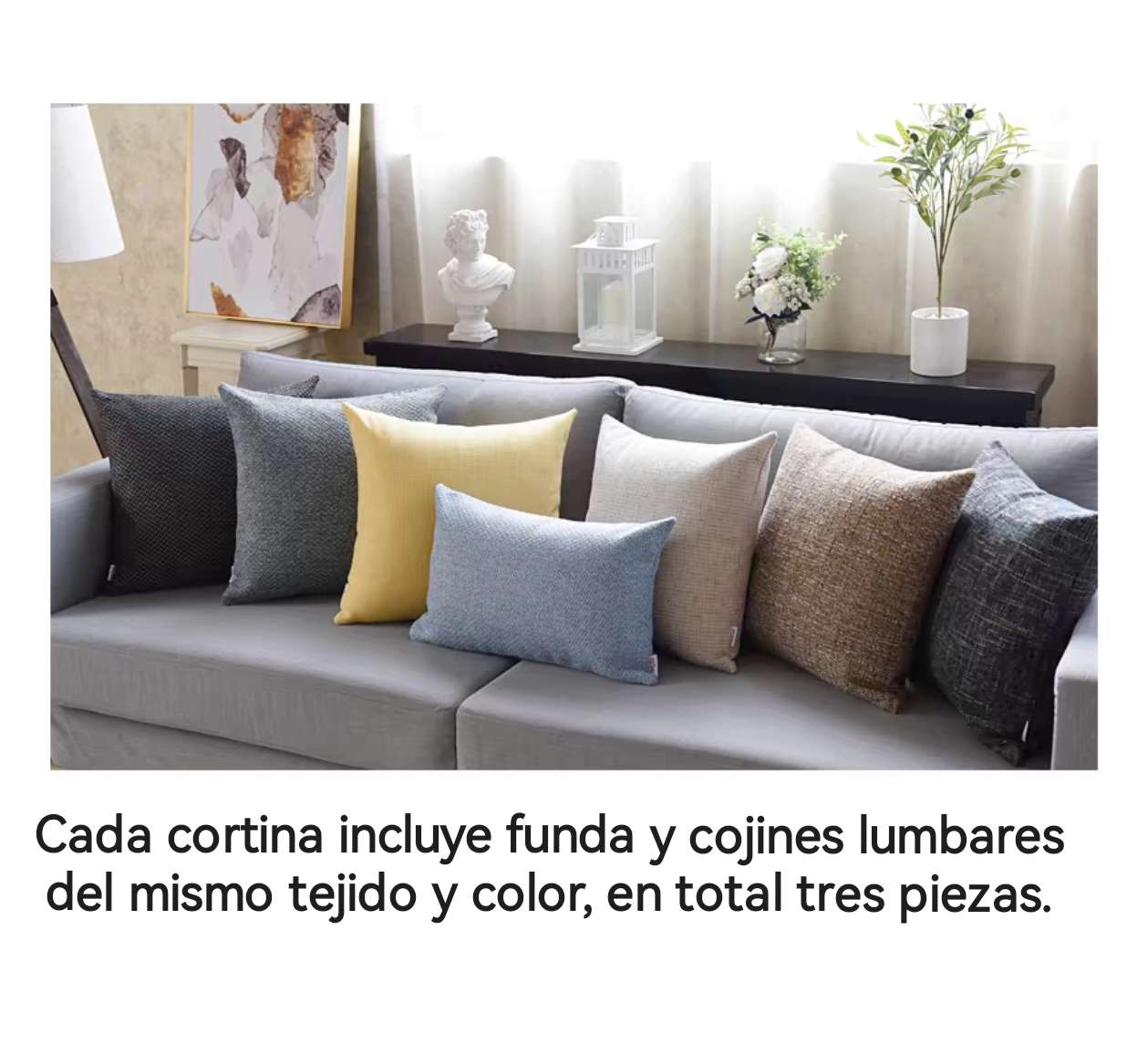 Cortinas Multifuncional Blackout Ensanchar Espesar 270x230cm JUEGO DE 3
