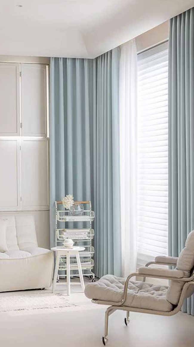 Cortina Multifuncional Lujo Ligero Chenilla Blackout 140X230CM