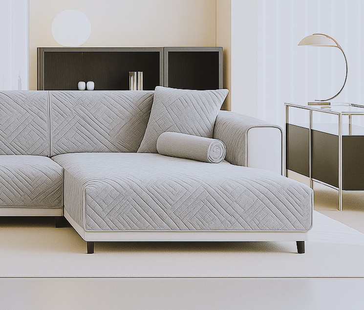 Funda De Sofa Ligera De Lujo Clasica Moda Holandesa Terciopelo Antideslizante(ZUOAN)