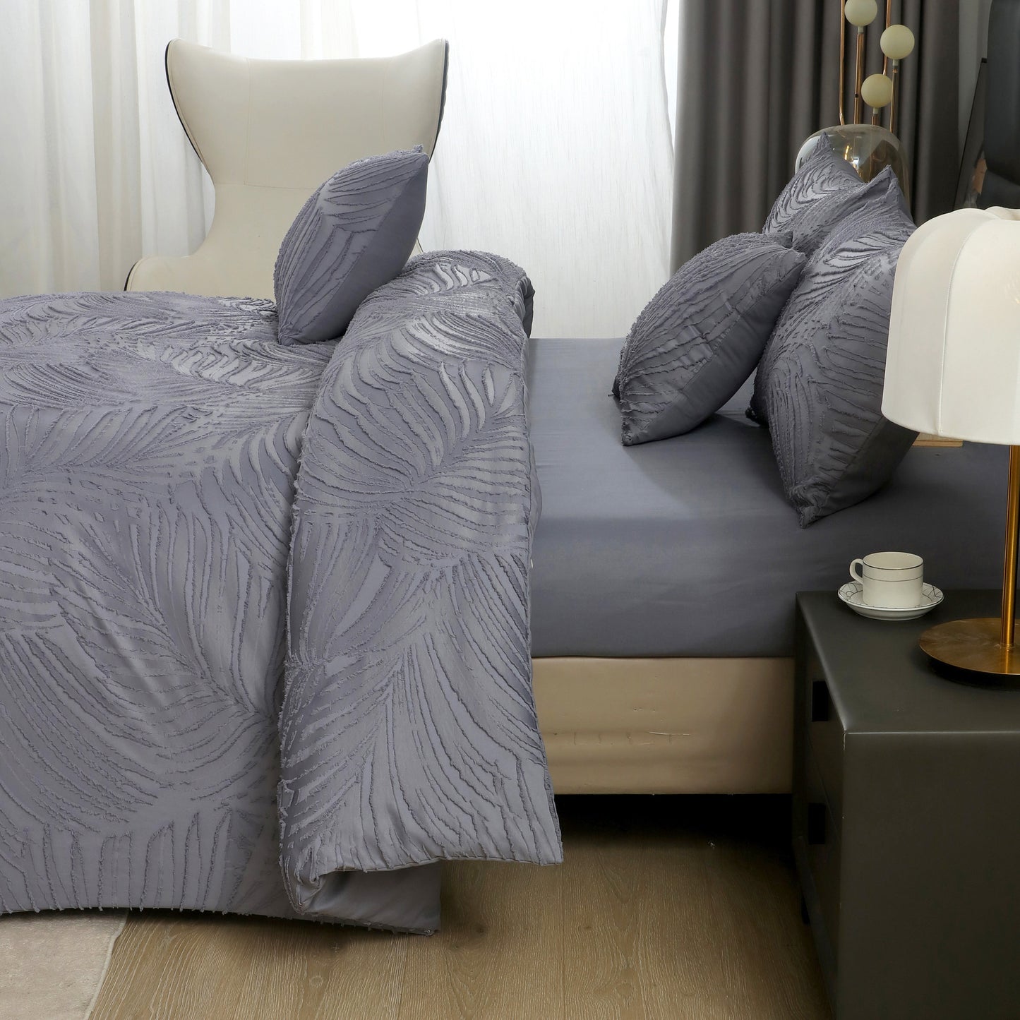 Funda Plumón set de 7 piezas para todas las estaciones. Edredón sábanas bajeras, fundas de almohada