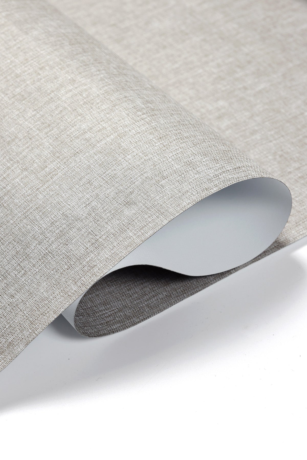 Cortina Roller Revestimiento ecológico Imitación de lino 100% Cenefa de aluminio curvada de alta resistencia