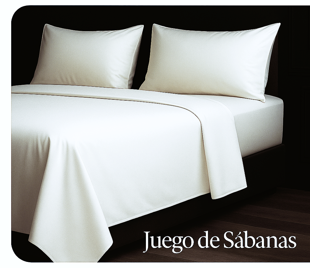Juego de Sábanas Minimalista de Alta Gama Sencillo y exquisito.