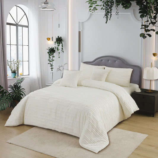 Funda Plumón set de 6 piezas para todas las estaciones. sábanas bajeras, fundas de almohada