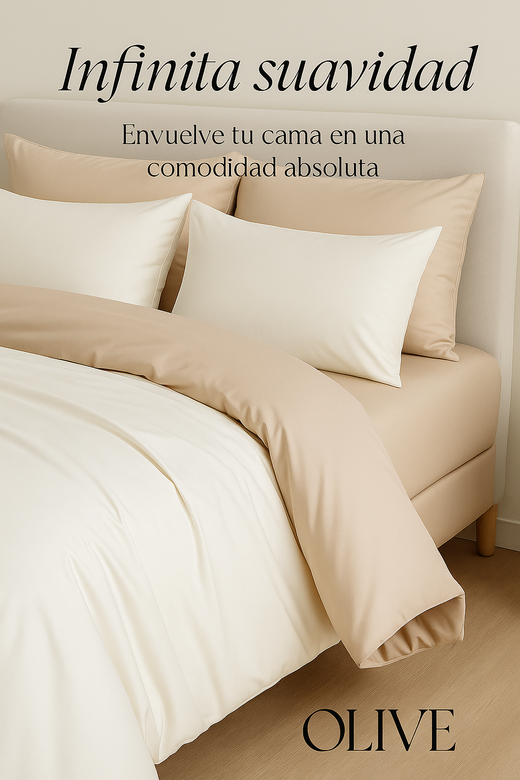 Funda Plumón 4 Pcs Reversible 100% Algodón Premium Minimalista Moderno Sofisticado Lujo Ligero