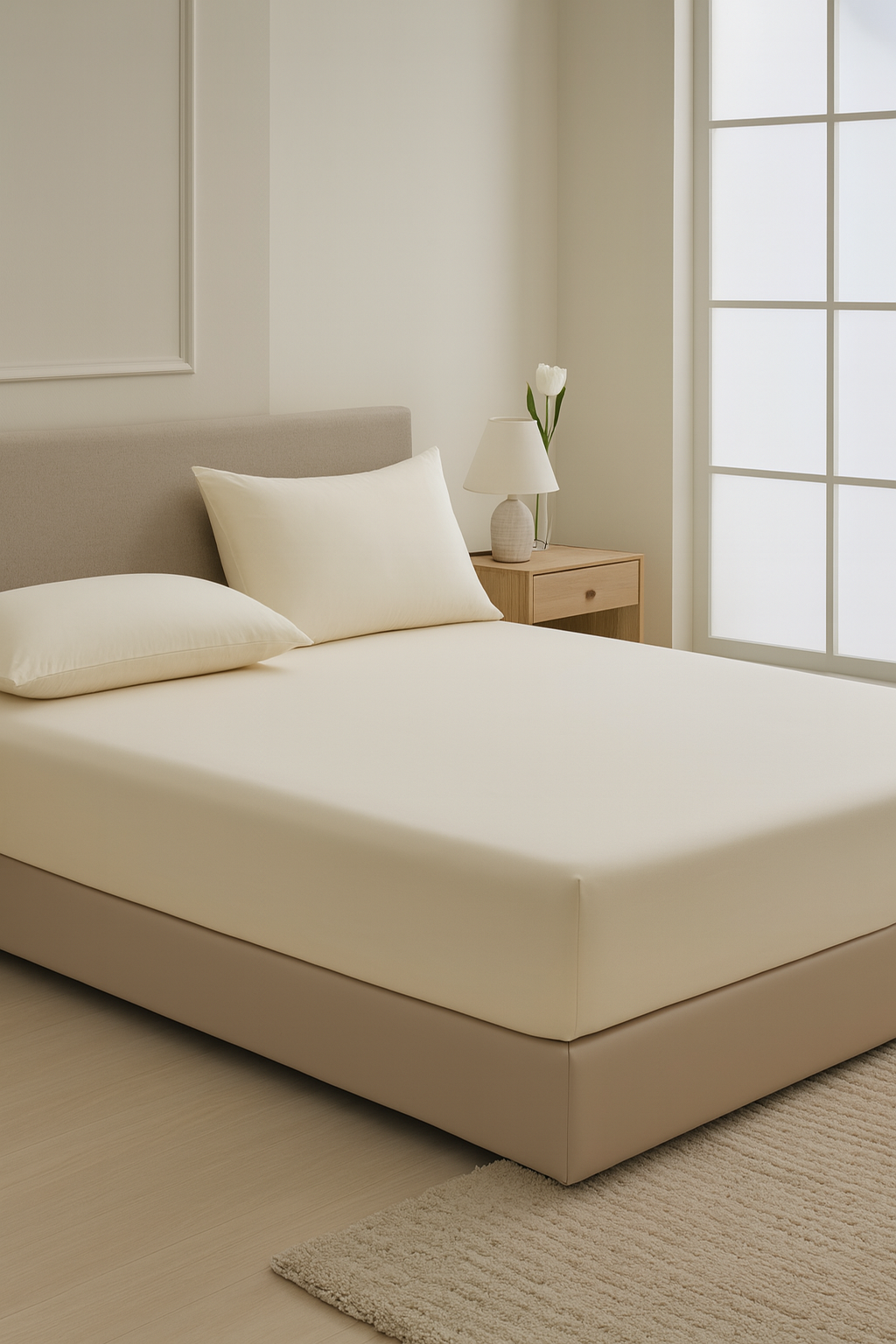 Funda Plumón AB Reversible Conjunto de Cama 4 Piezas Minimalista Elegante Moderno