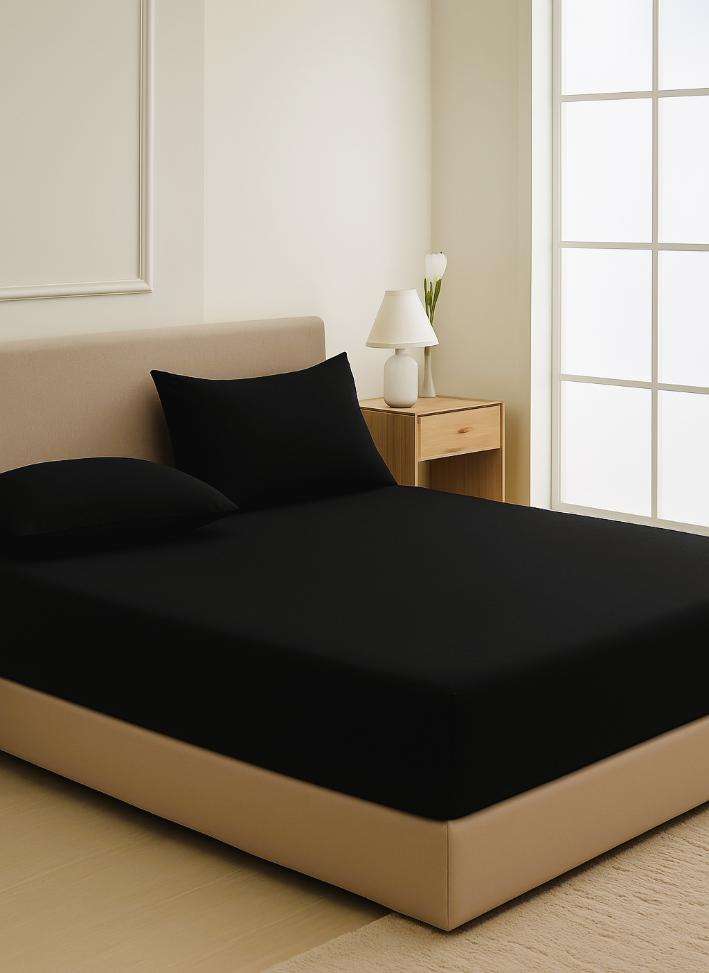 Funda Plumón AB Reversible Conjunto de Cama 4 Piezas Minimalista Elegante Moderno