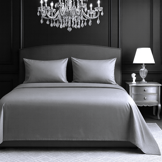 Juego de Sábanas Minimalista de Alta Gama Sencillo y exquisito.