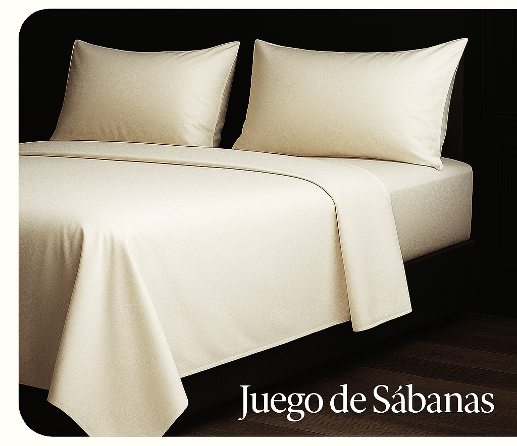 Juego de Sábanas Minimalista de Alta Gama Sencillo y exquisito.