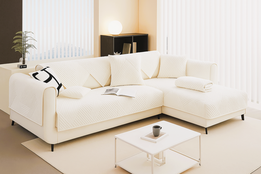 Funda De Sofa Ligera De Lujo Clasica Moda Holandesa Terciopelo Antideslizante (Enamorarse)