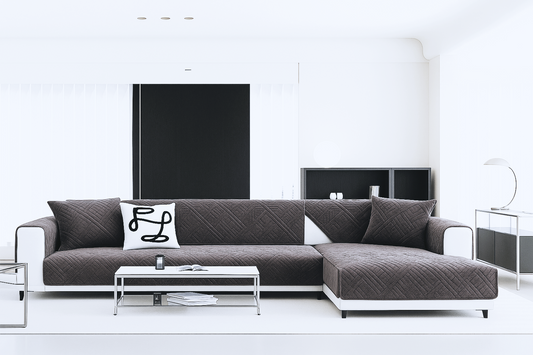 Funda De Sofa Ligera De Lujo Clasica Moda Holandesa Terciopelo Antideslizante(ZUOAN)