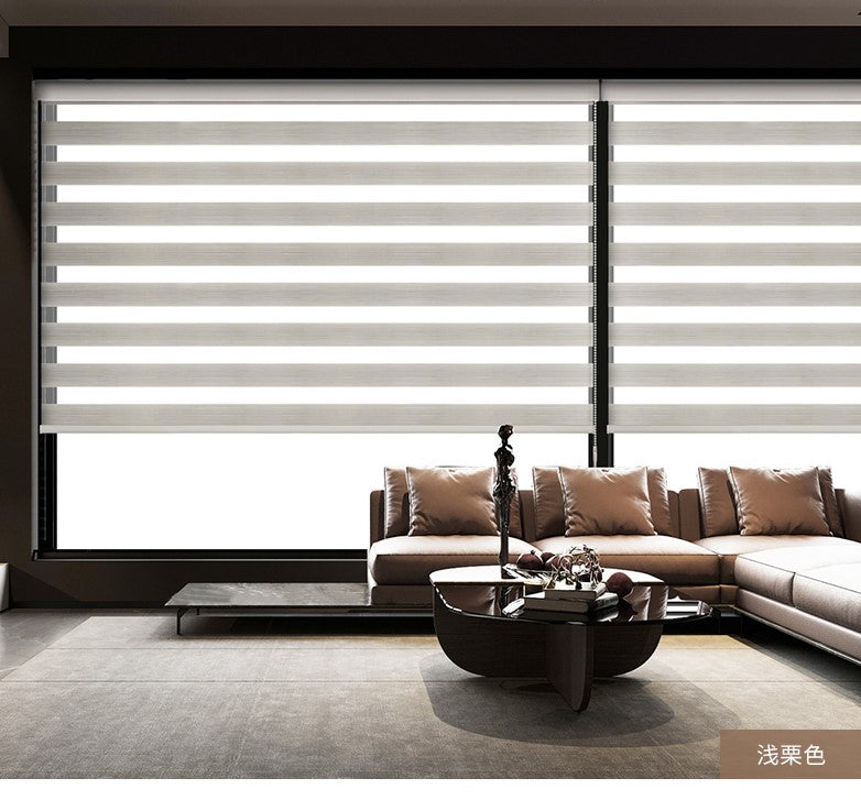 Cortina Roller Duo Impermeable Y Resistente Al Moho aumentar